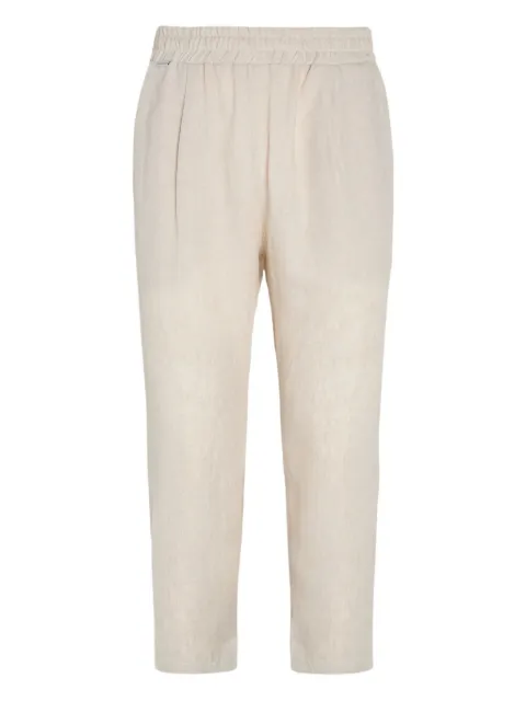 Family First elasticated-waist trousers