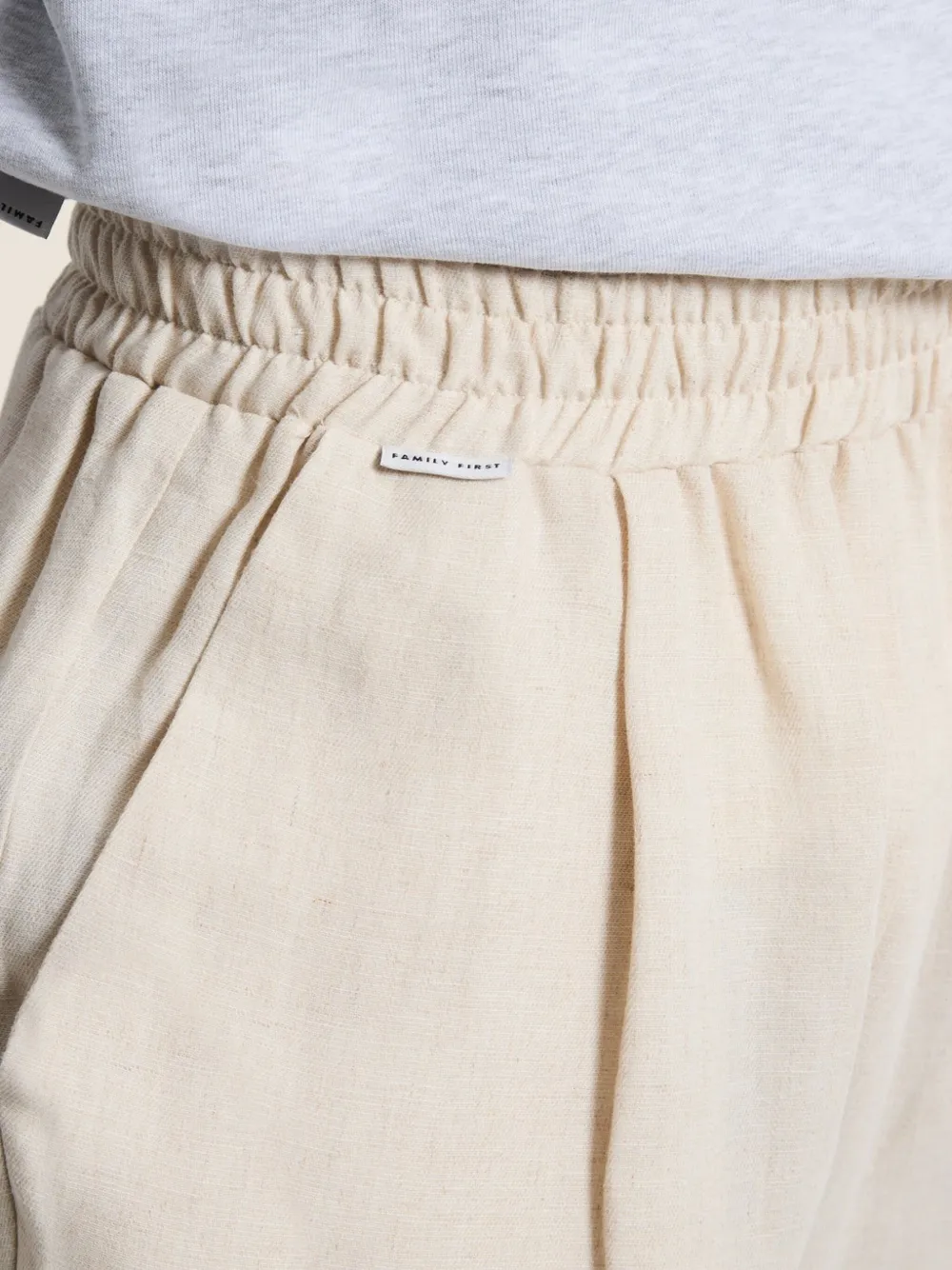 Family First Broek met elastische taille Wit