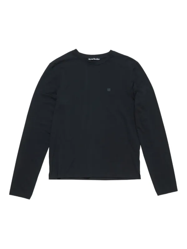 Acne Studios ロゴ ロングTシャツ | ブラック | FARFETCH JP