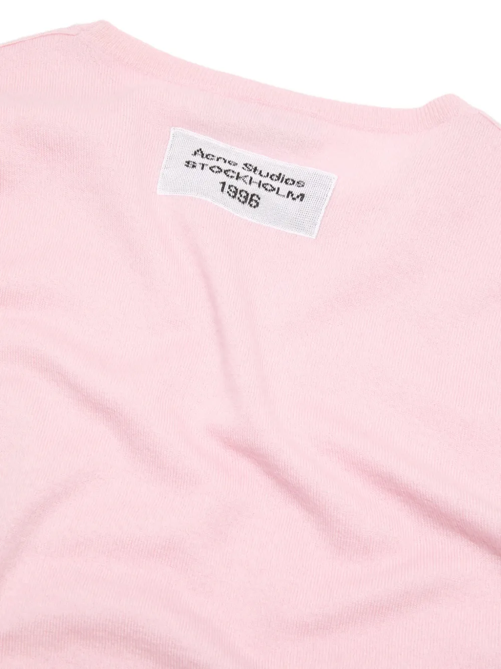 Acne Studios Cotton Sweater In Pink