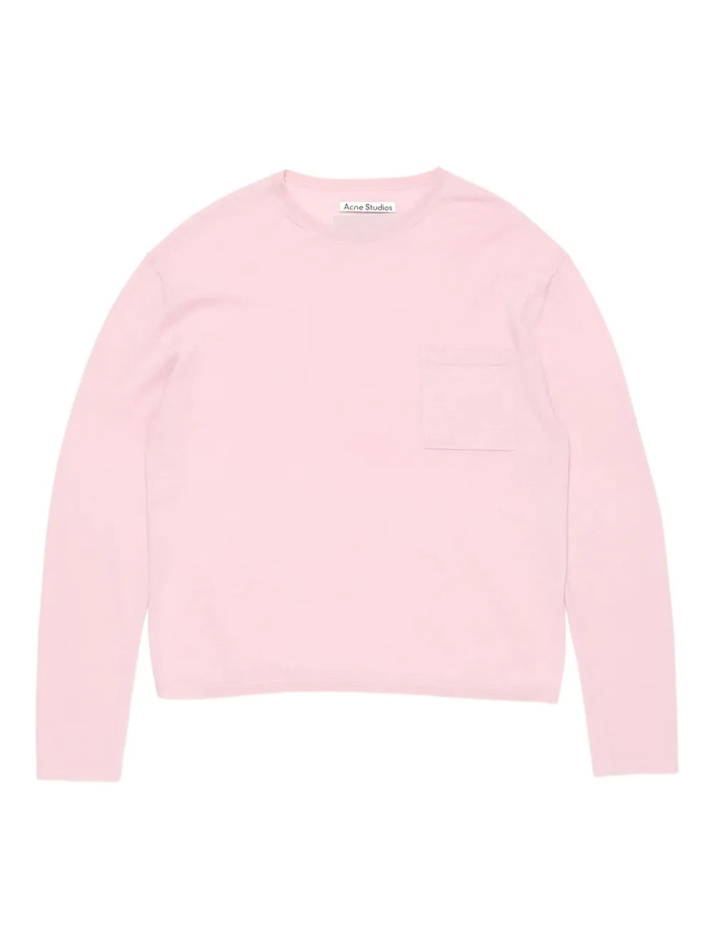 Acne Studios Cotton Sweater In Pink