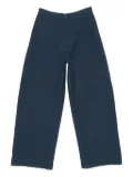 Acne Studios logo-patch trousers - Blue
