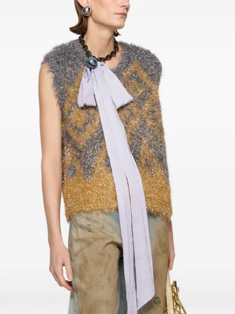 Acne Studios geometric-pattern vest