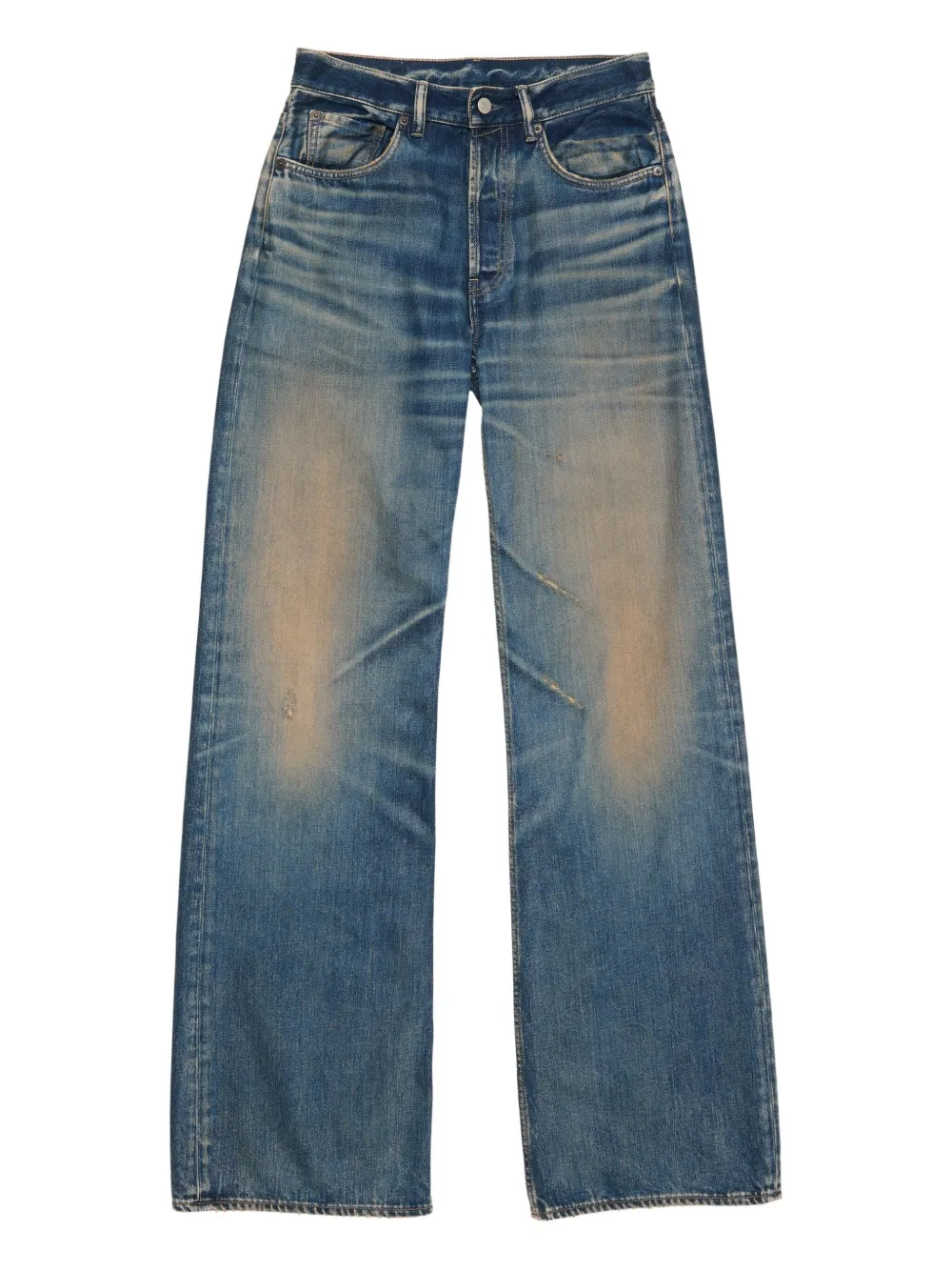 Acne Studios Ruimvallende jeans Blauw