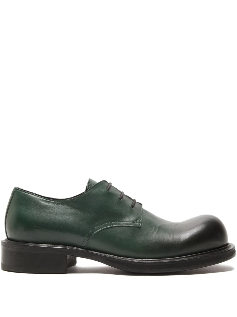 Acne Studios leather derby shoes | Green | Image 1
