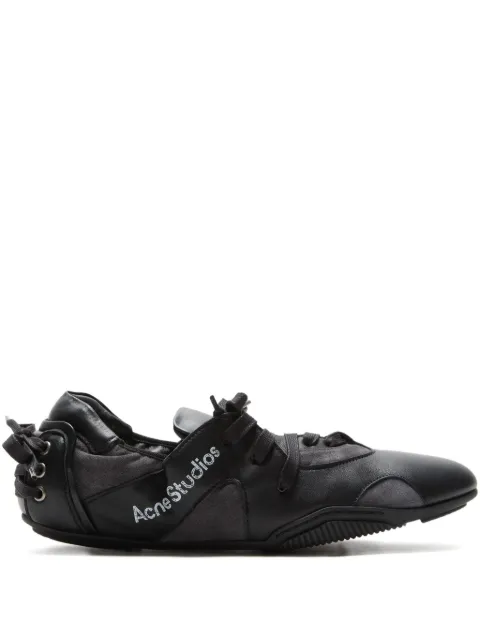 Acne Studios leather lace-up sneakers