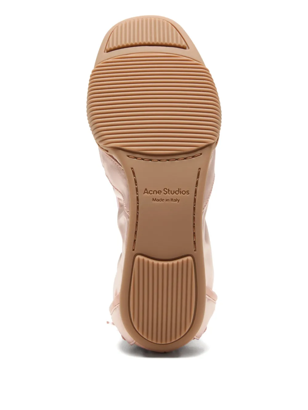 Acne Studios Round-toe Ballet Flats In Pink
