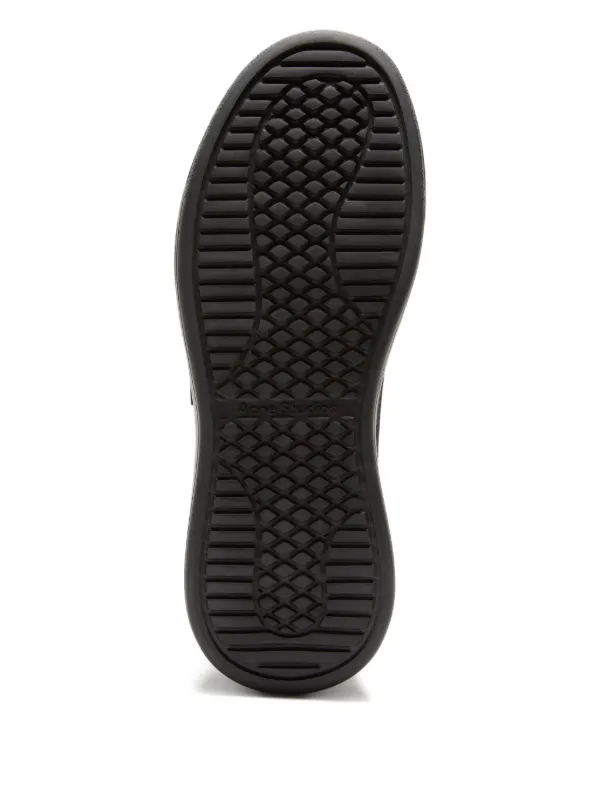 Acne Studios ブラック ヘッドバンド Acne Studios touch-strap Platform Sneakers | Black | FARFETCH