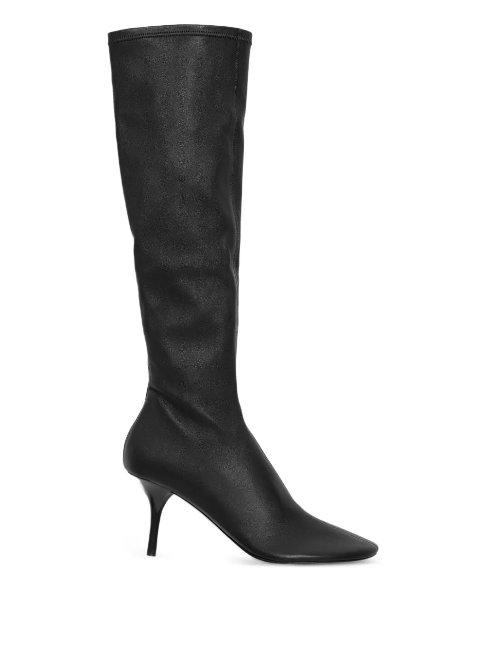 Acne Studios slouchy leather boots Black
