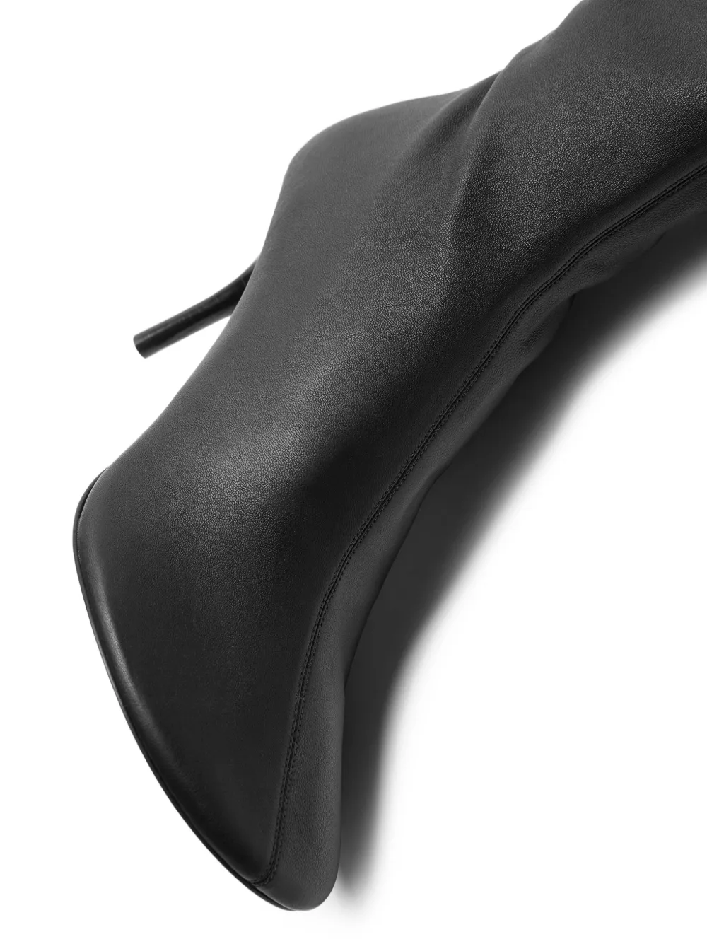 Acne Studios slouchy leather boots Black