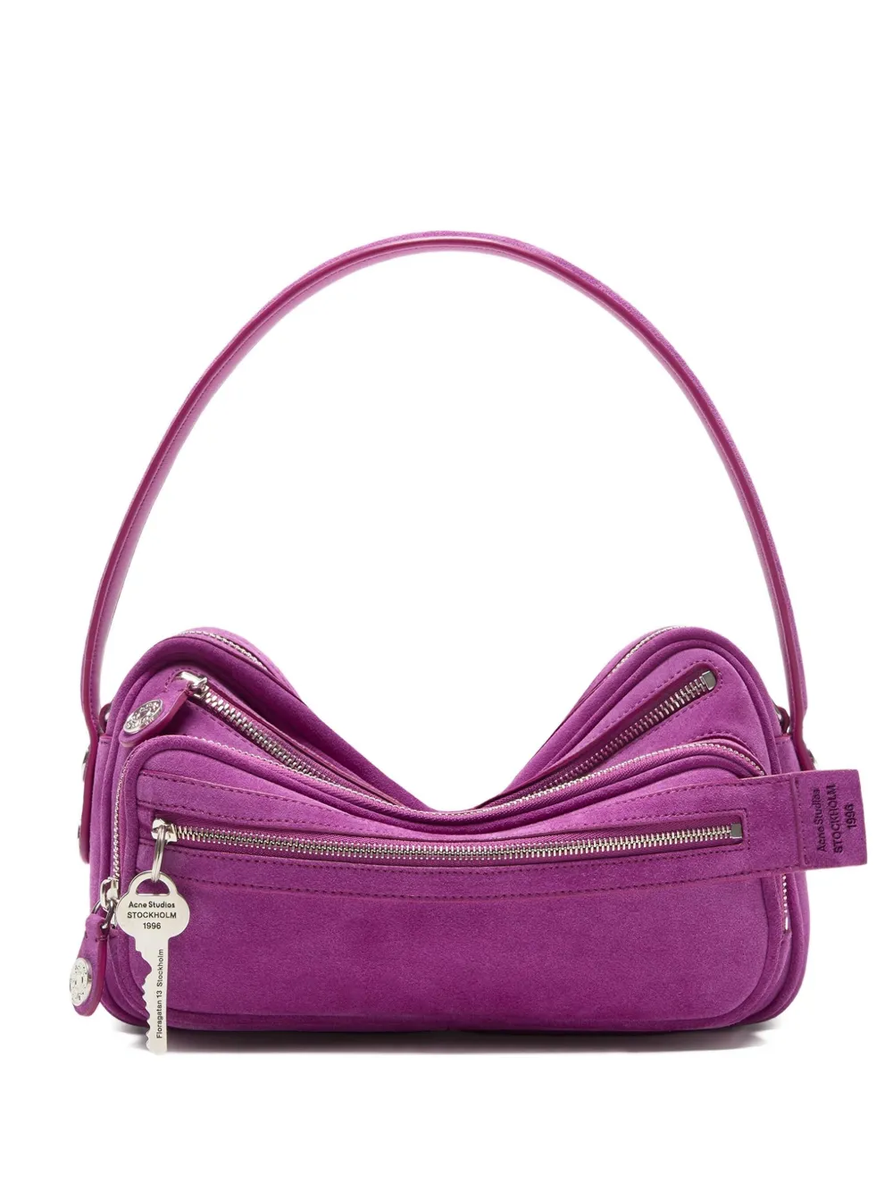 Acne Studios Camero Party leather shoulder bag | Purple | Image 1