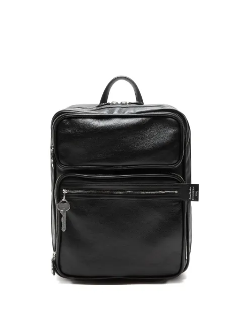 Acne Studios leather top-handle backpack