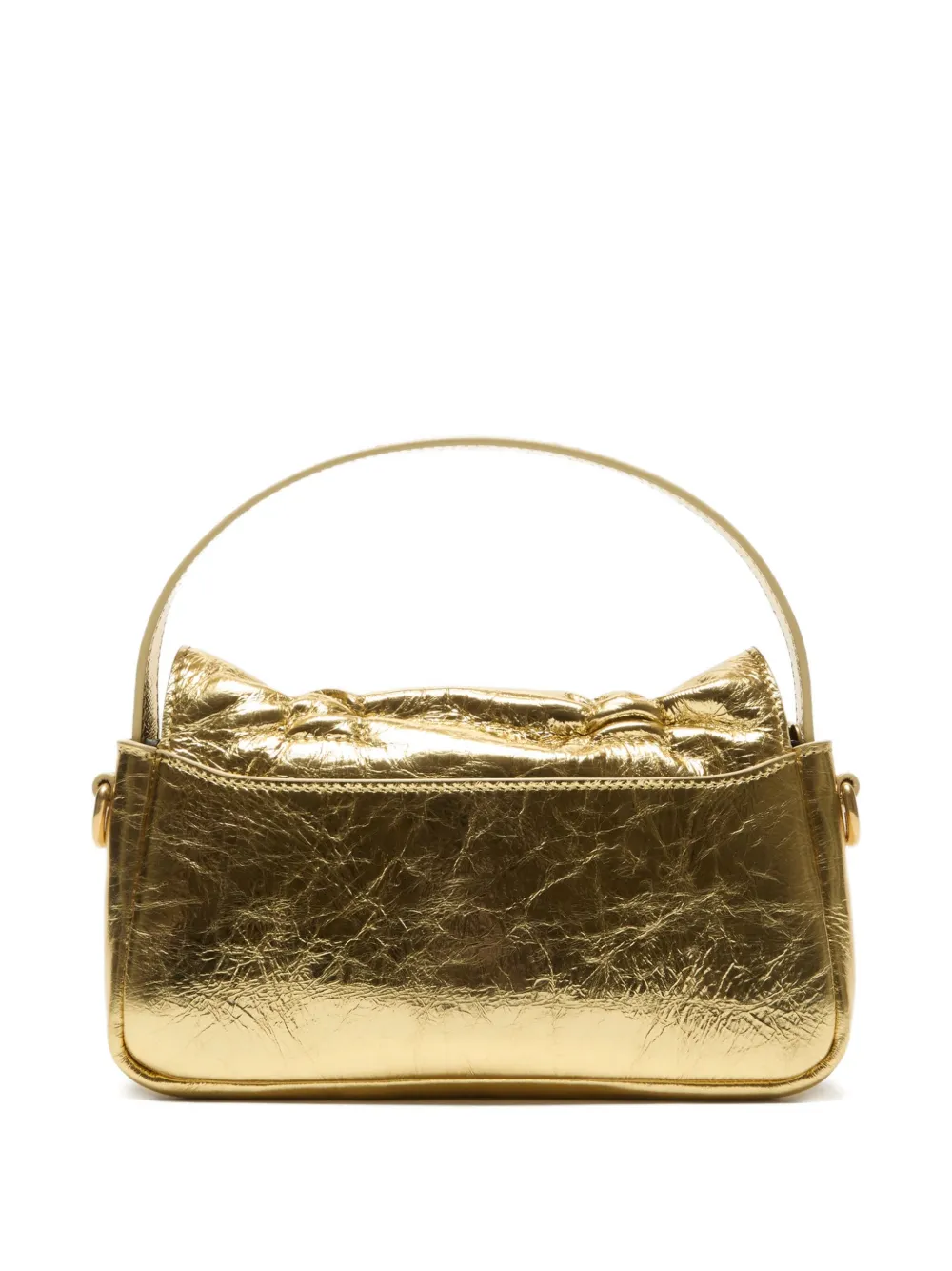 Acne Studios Drawstring Tote Bag In Gold