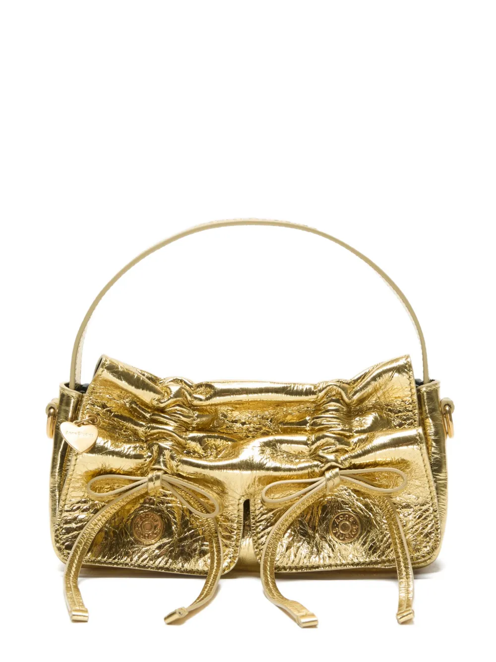Acne Studios drawstring tote bag | Gold | Image 1