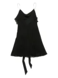 Acne Studios ruffled bow-tie dress - Black