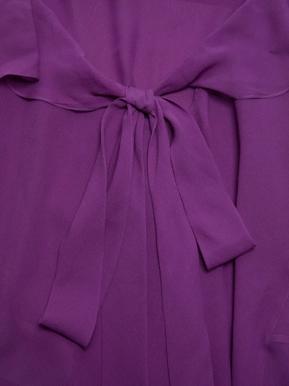 Acne Studios Jurk met ruches en strik Paars