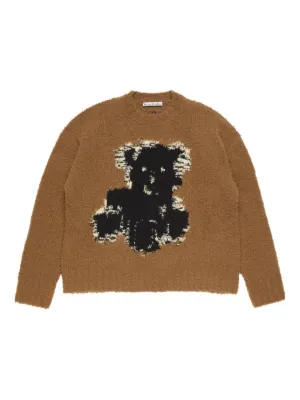 【Acne Studios】ユニセックス ウールニットセーター ねこ柄 Acne Studios】 猫柄セーター🐱 ¥99,000(tax in) Col : BE Size