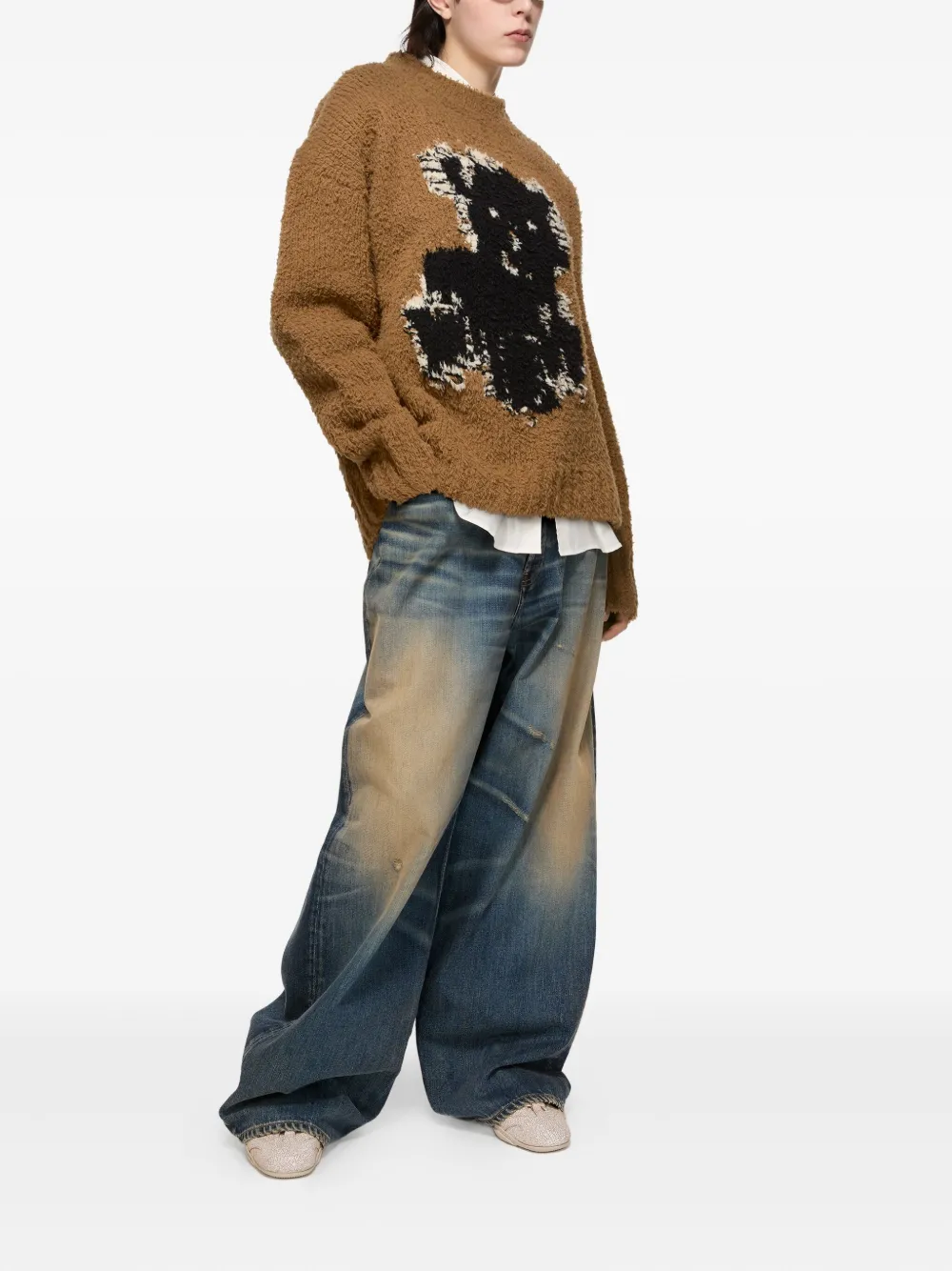 Acne Studios teddy-bear long-sleeve sweater | Knitted Sweaters | Image 2