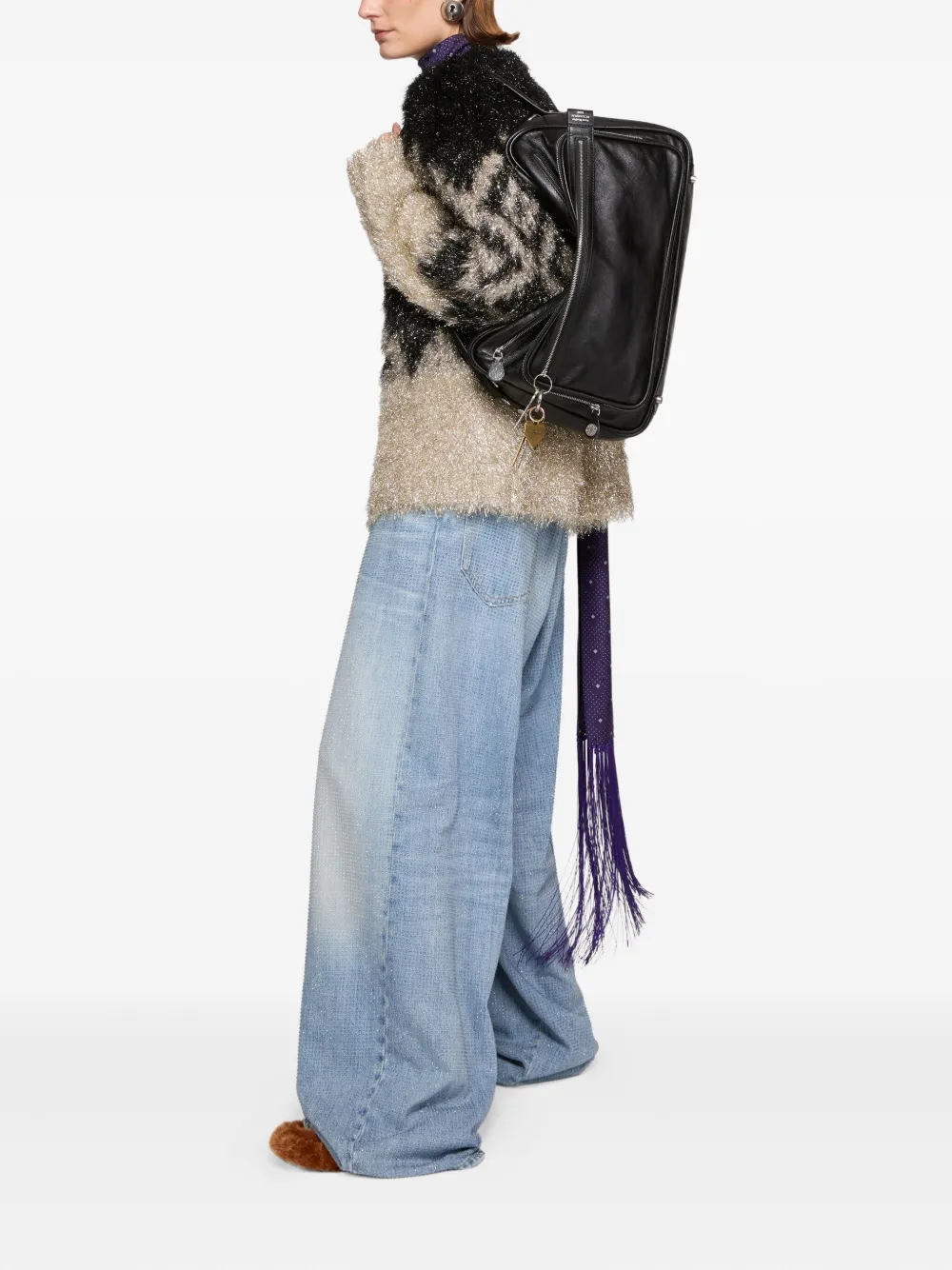 Acne Studios Geometric-pattern Sweater In Multi