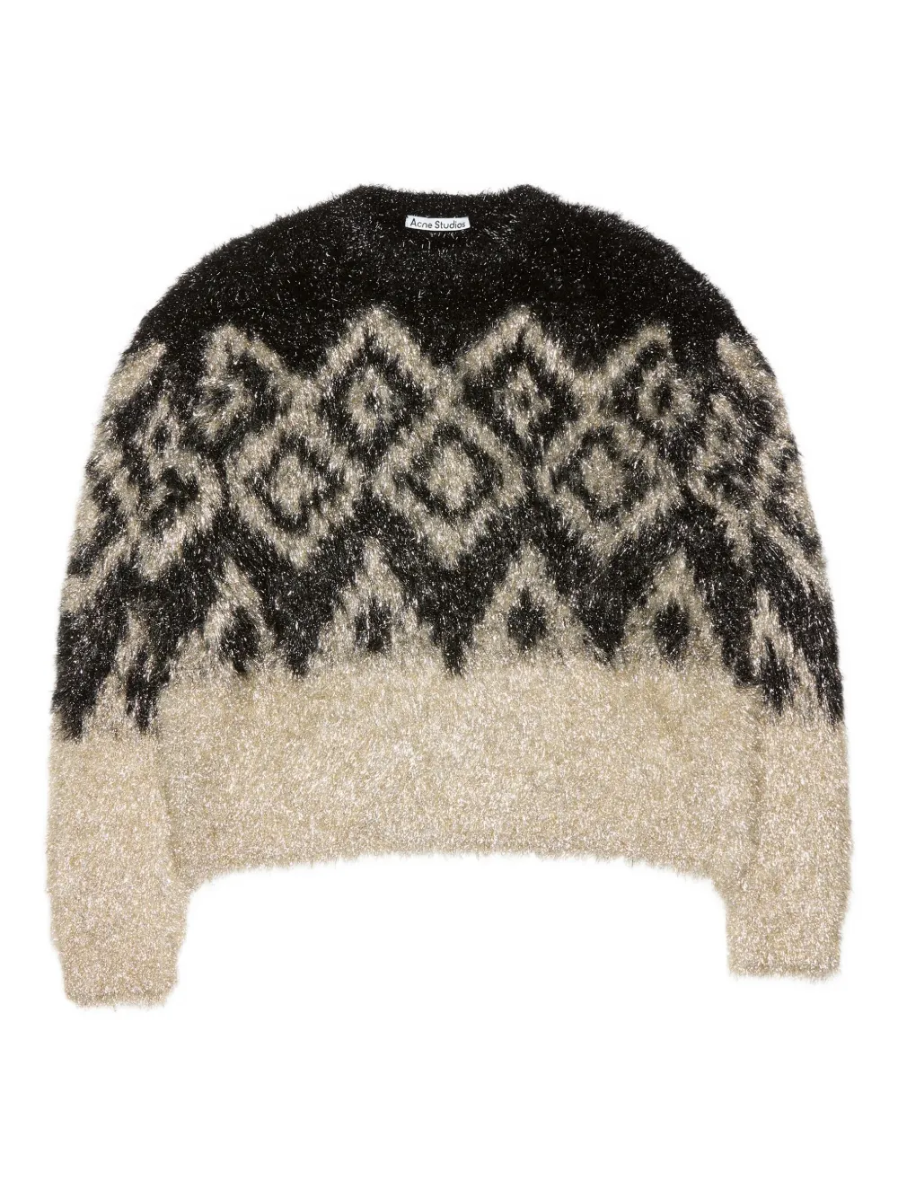 Acne Studios Geometric-pattern Sweater In Multi
