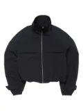 Acne Studios high-collar zip-up jacket - Black