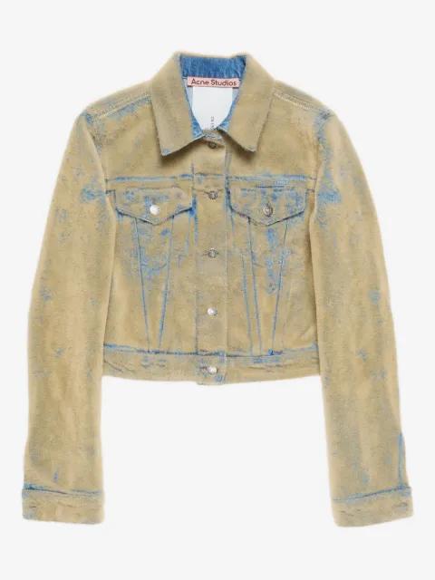 Acne Studios textured denim jacket