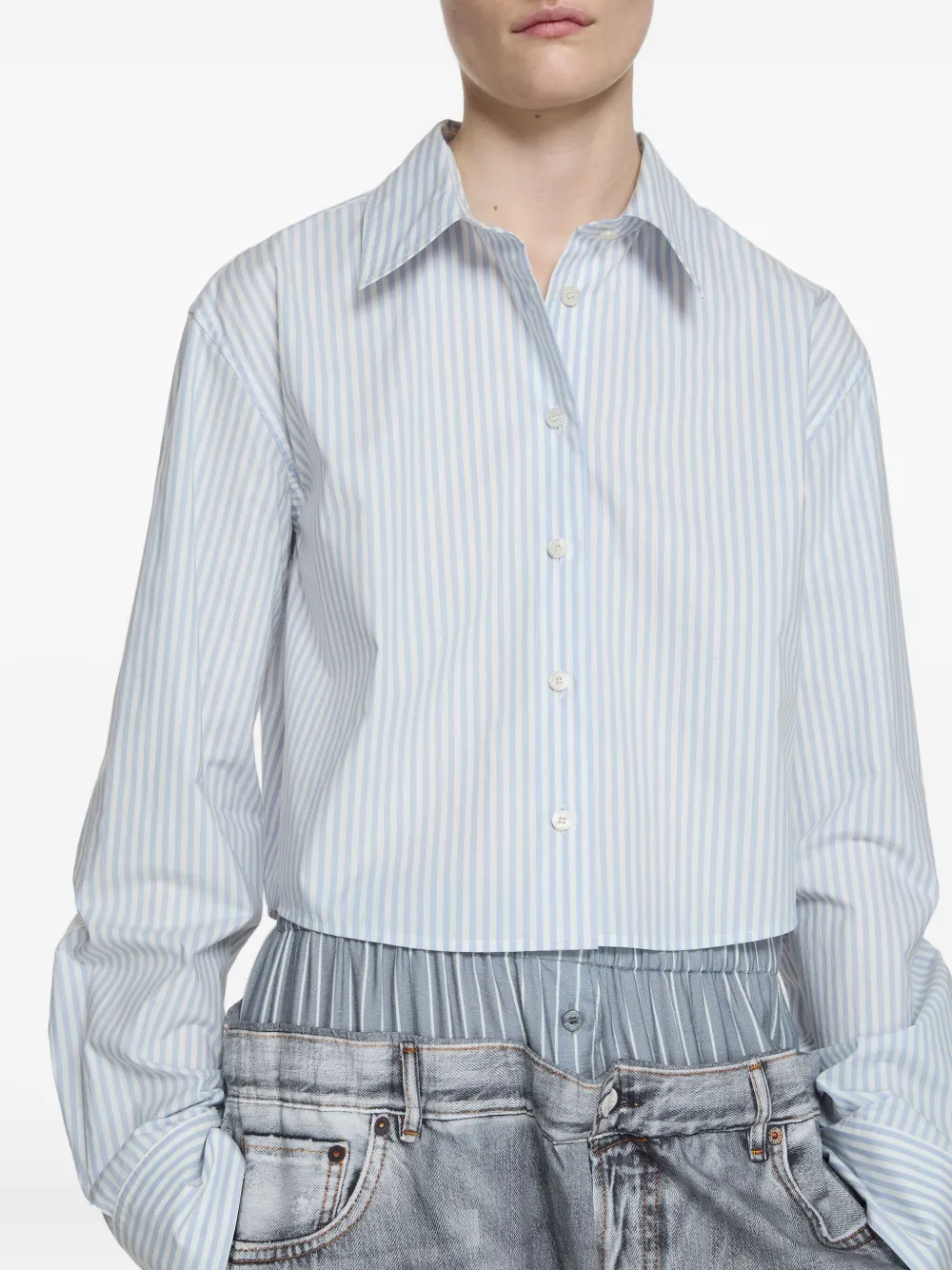 Acne Studios Button-up blouse Blauw