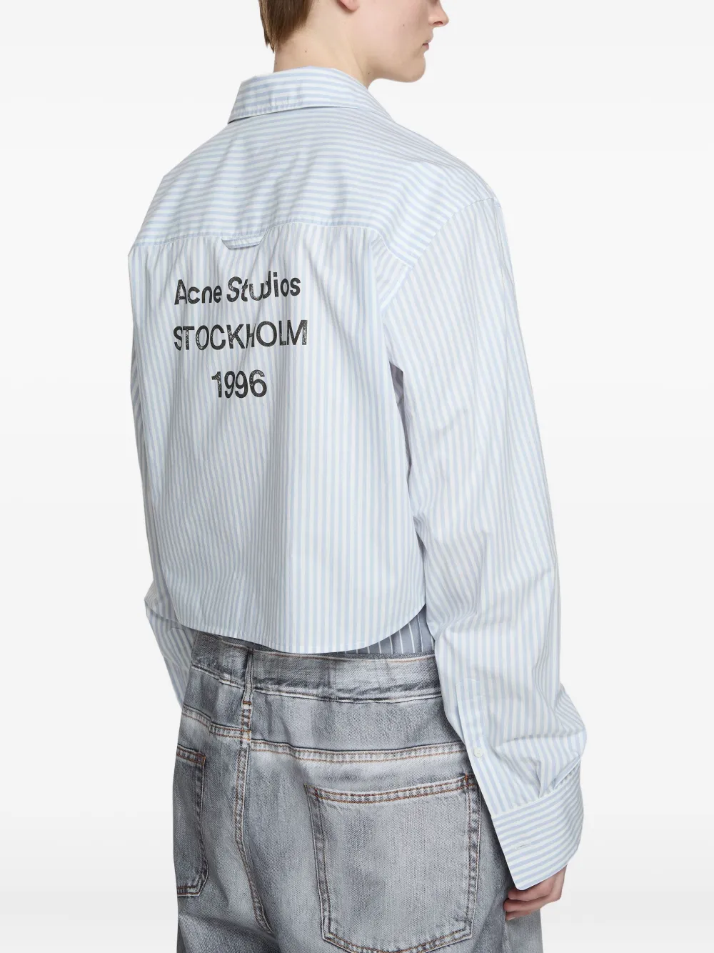 Acne Studios Button-up blouse Blauw