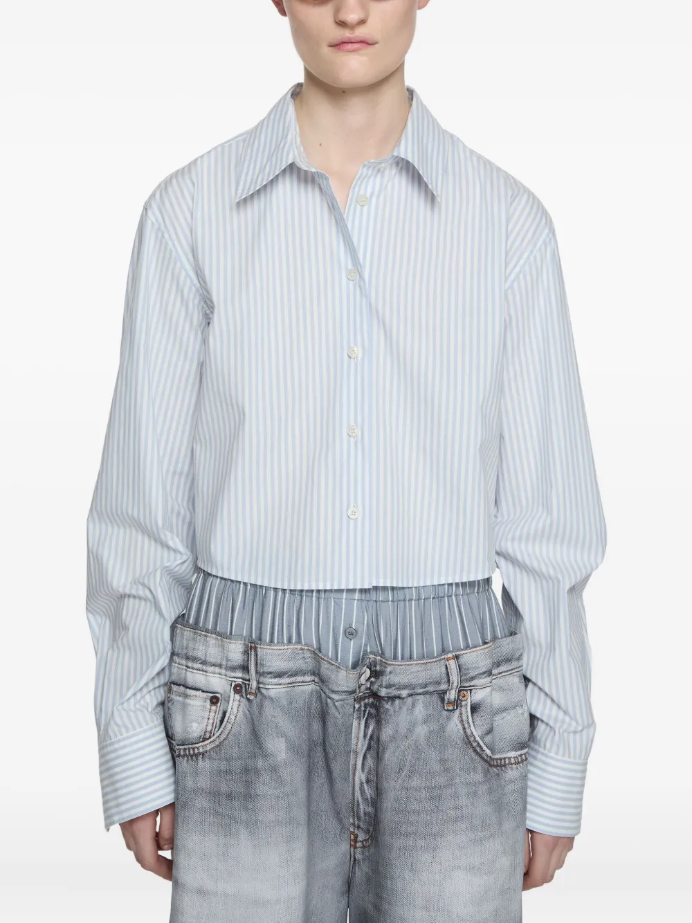Acne Studios Button-up blouse Blauw