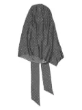 Acne Studios bow-tie asymmetric top - Grey