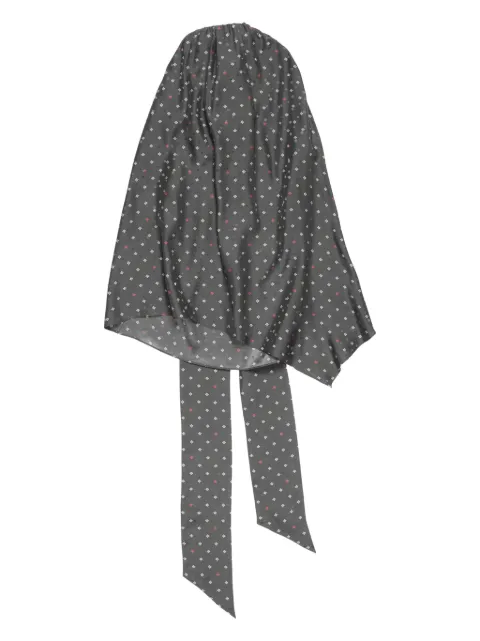 Acne Studios bow-tie asymmetric top