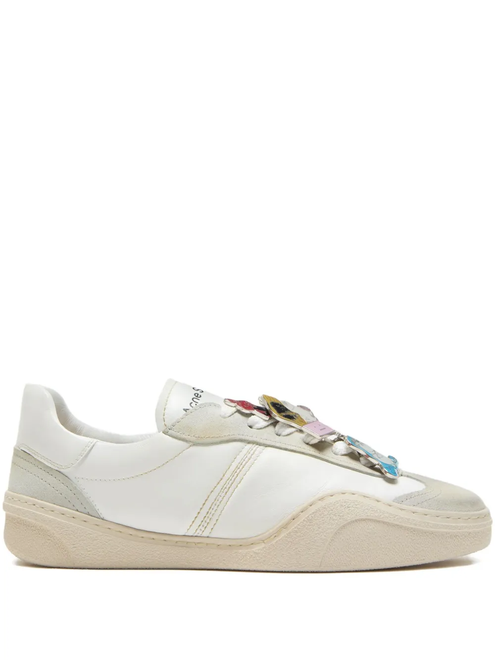 Acne Studios charm-detail low-top sneakers White