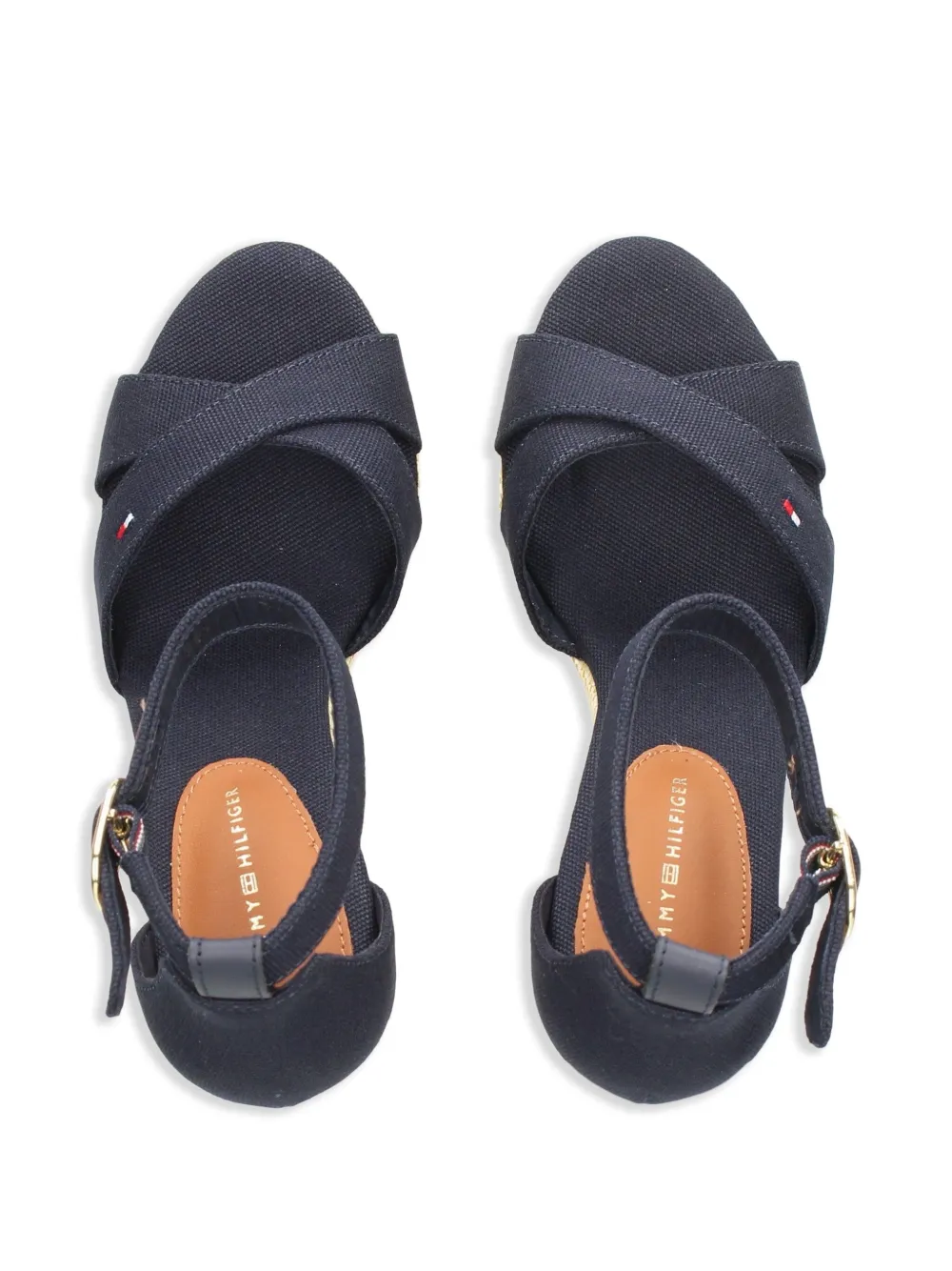 Tommy Hilfiger leather sandals Blue