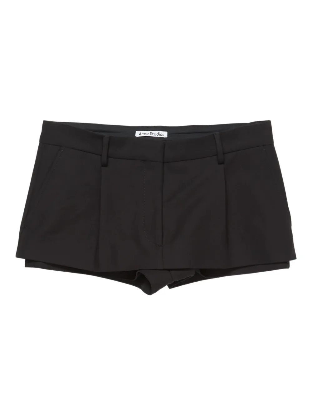Acne Studios Gelaagde mini-rok Zwart