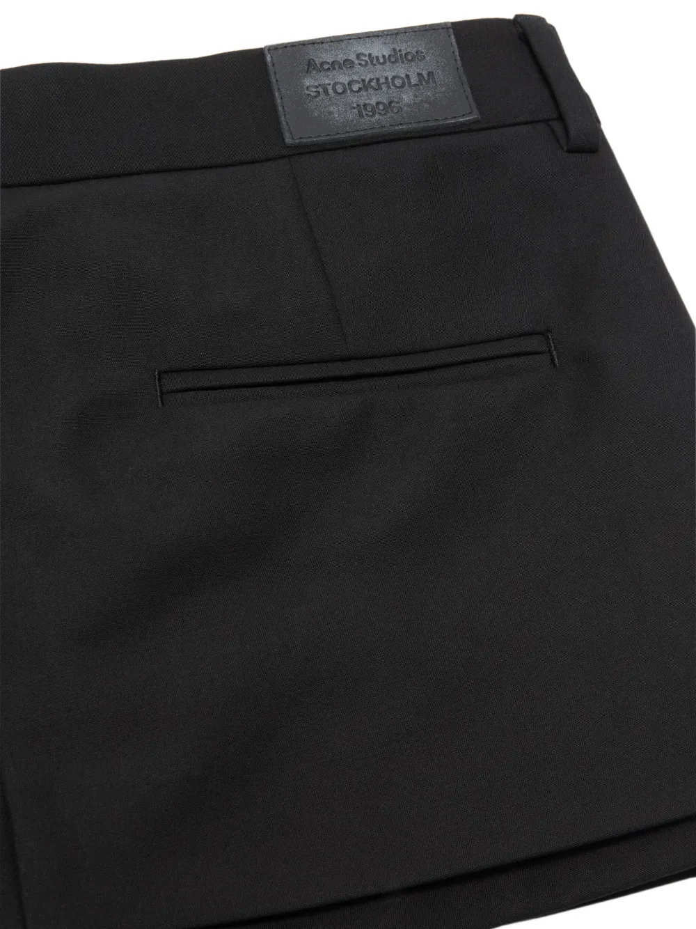 Acne Studios Gelaagde mini-rok Zwart
