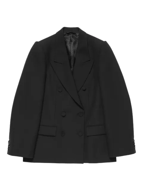 Acne Studios puff-sleeve double-breasted jacket