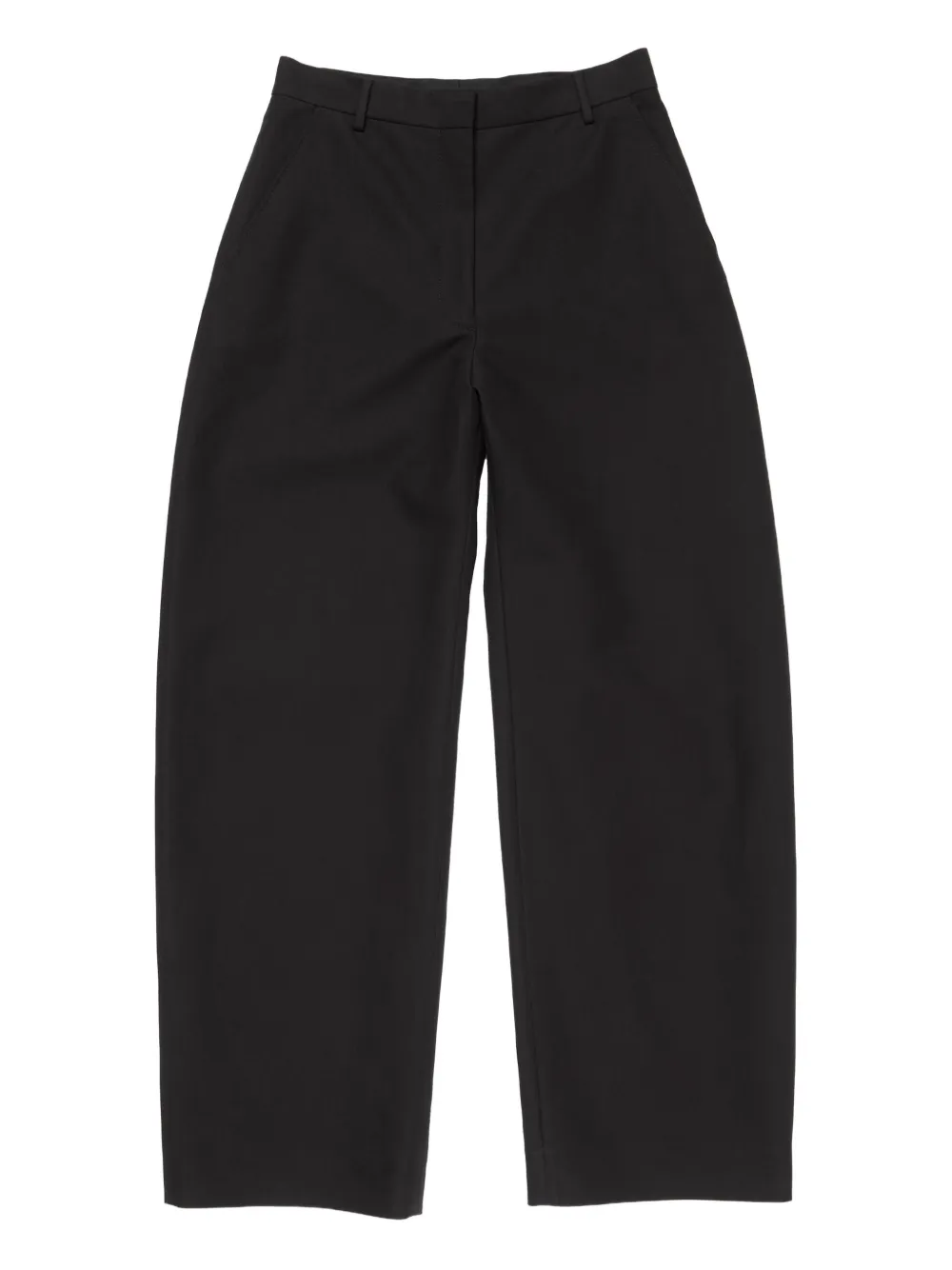 Acne Studios Pleated Wide-leg Trousers In Black