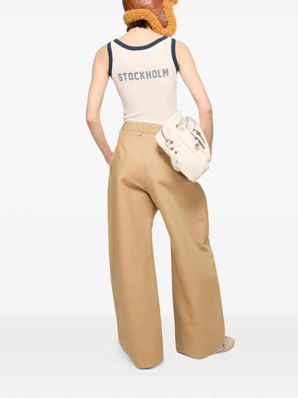 Acne Studios Katoenen broek Beige