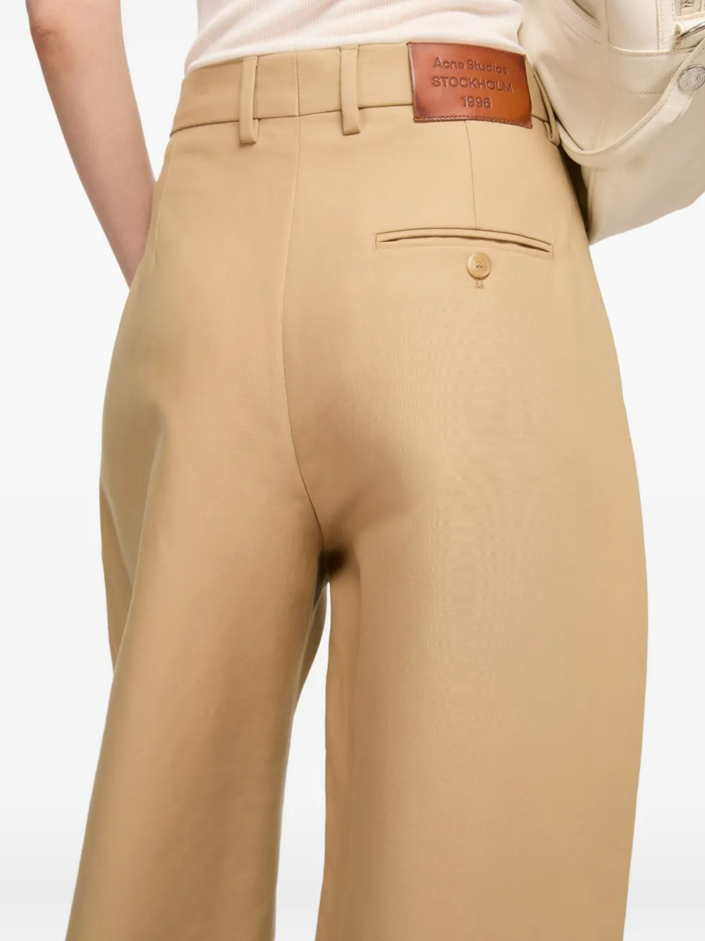 Acne Studios Katoenen broek Beige