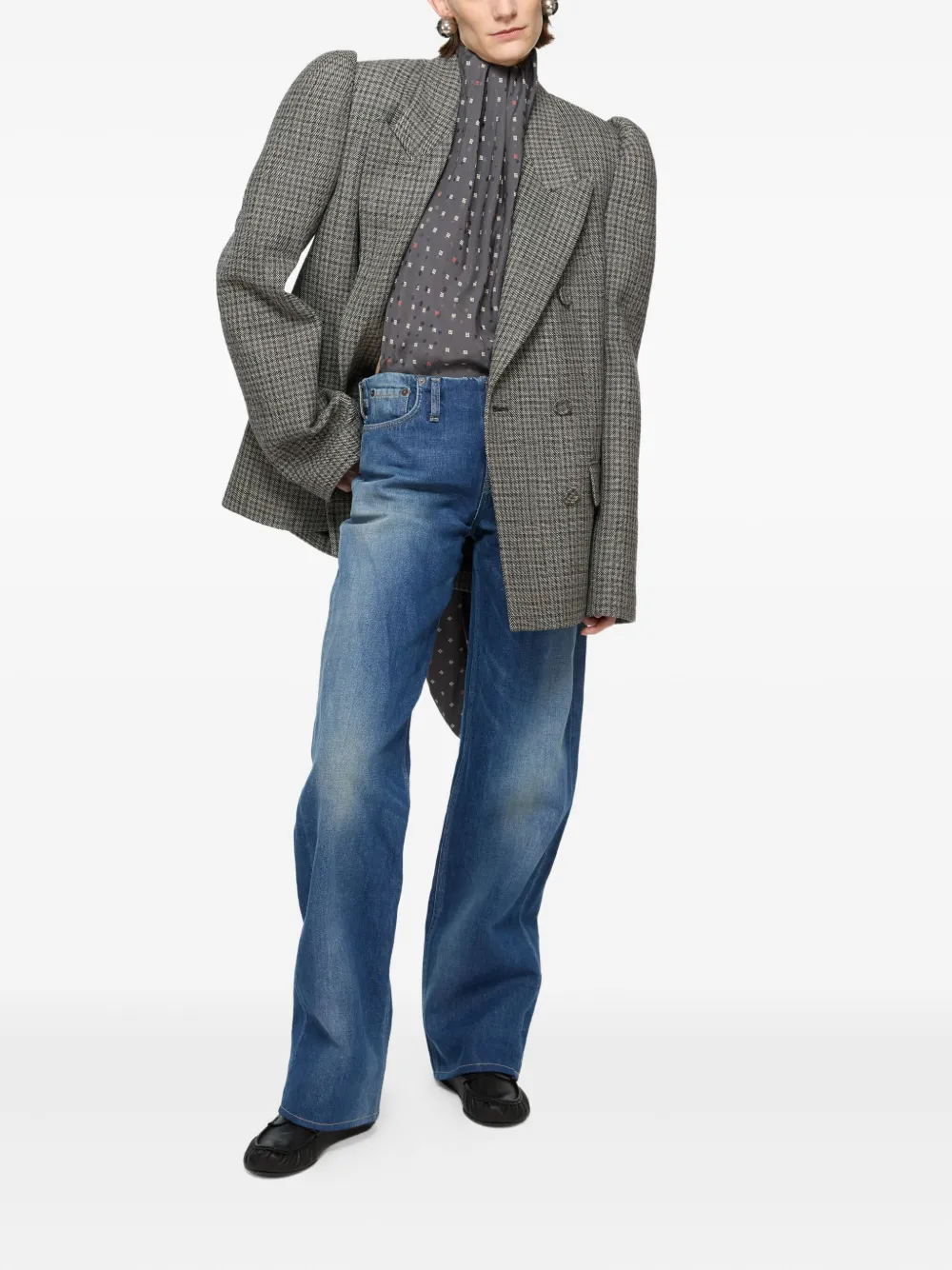 Acne Studios High-waist jeans - Blauw