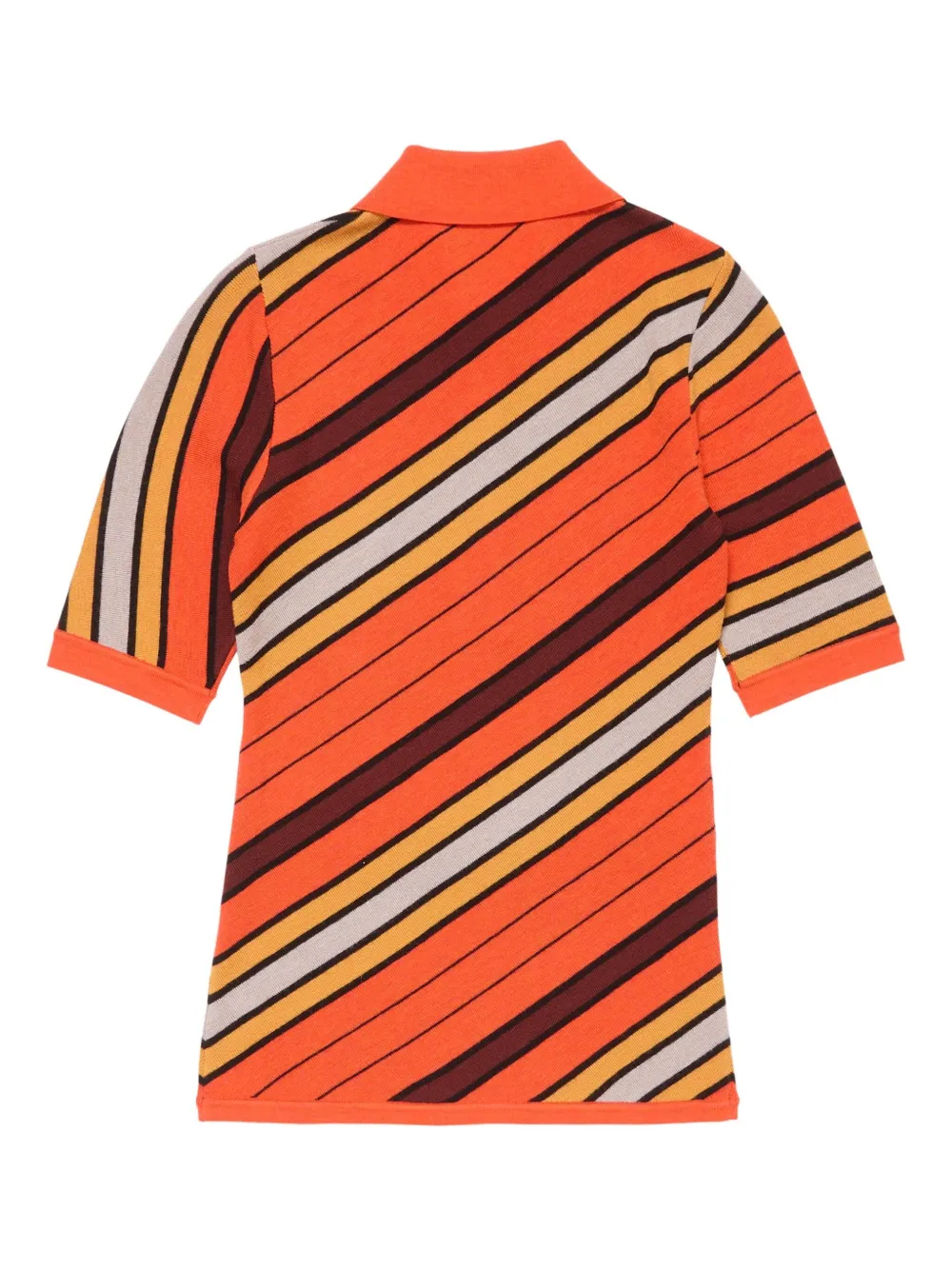 Acne Studios Gestreept poloshirt Oranje