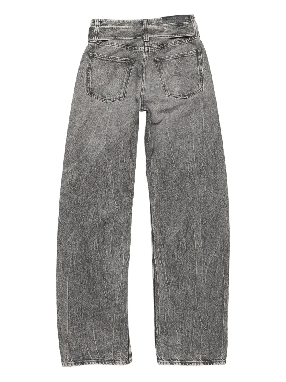Acne Studios Jeans met ceintuur Grijs