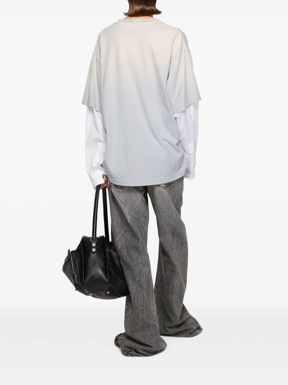 Acne Studios Jeans met ceintuur Grijs