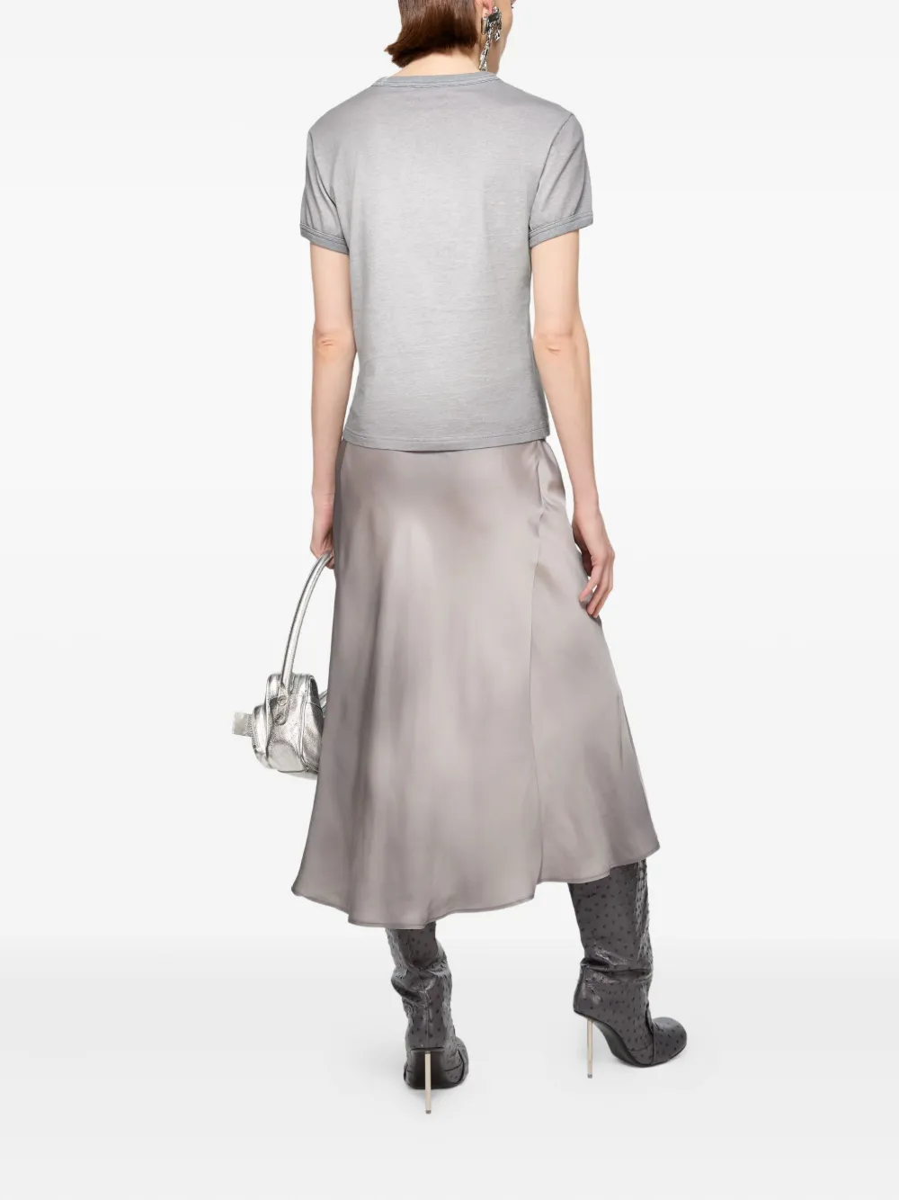 Acne Studios Katoenen T-shirt Grijs
