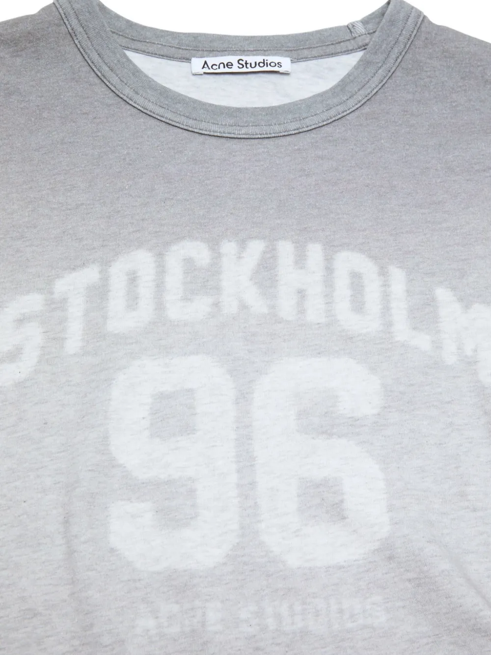 Acne Studios Katoenen T-shirt Grijs