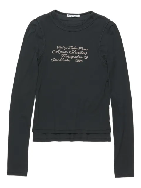 Acne Studios 자수 티셔츠
