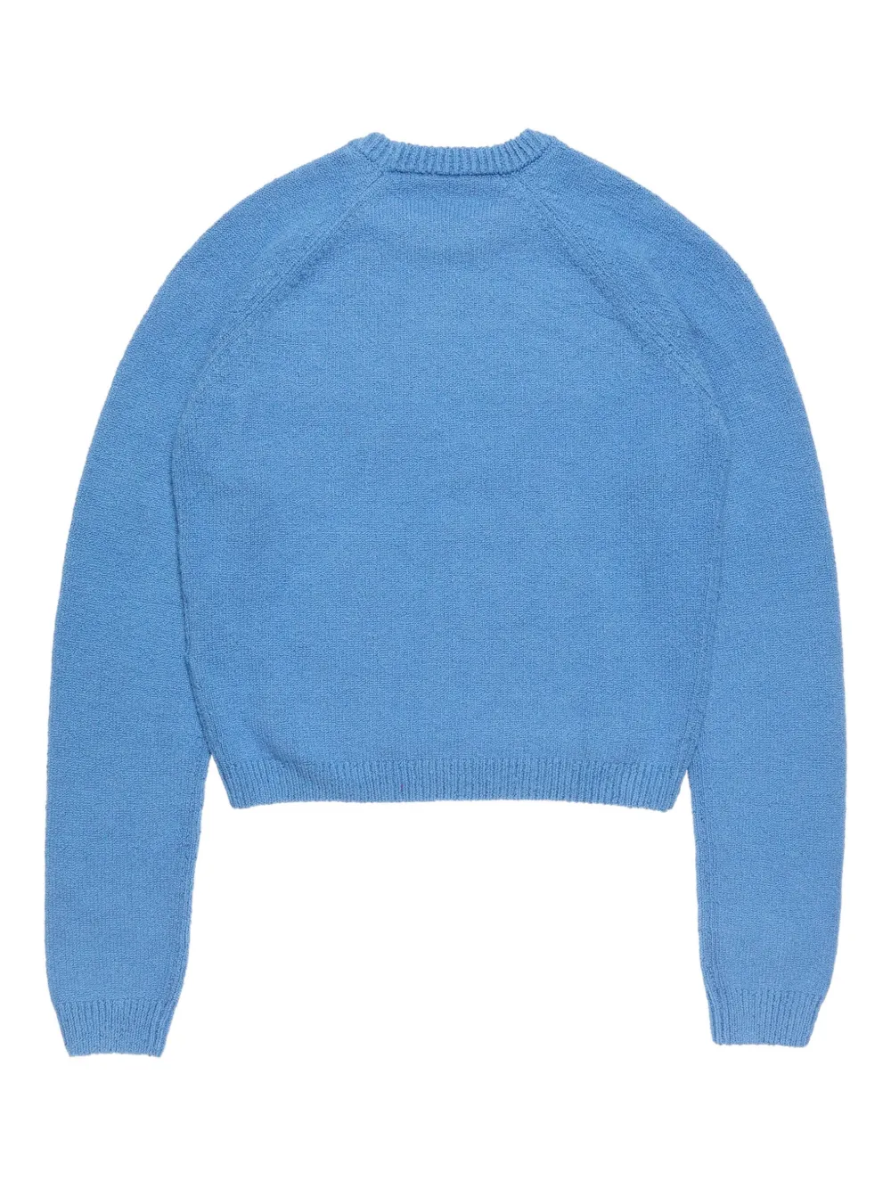 Acne Studios pocket-detail cropped sweater Blauw