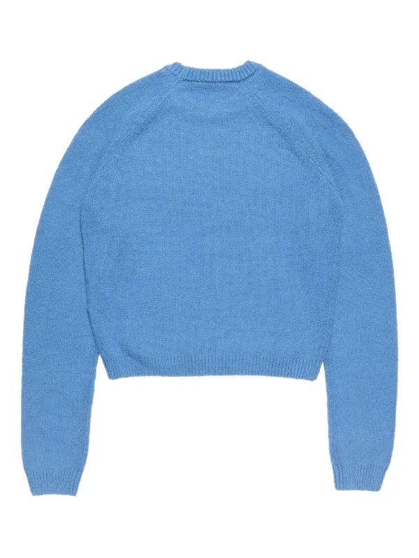 【kanukaflw】Acne Studios クロップドセーター Acne Studios ポケットディテール クロップドセーター | ブルー