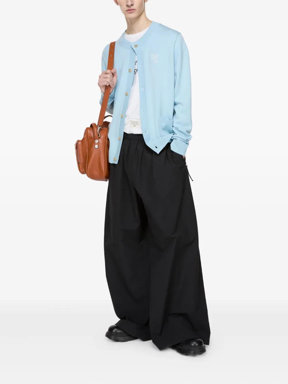 Acne Studios Vest met borduurwerk Blauw