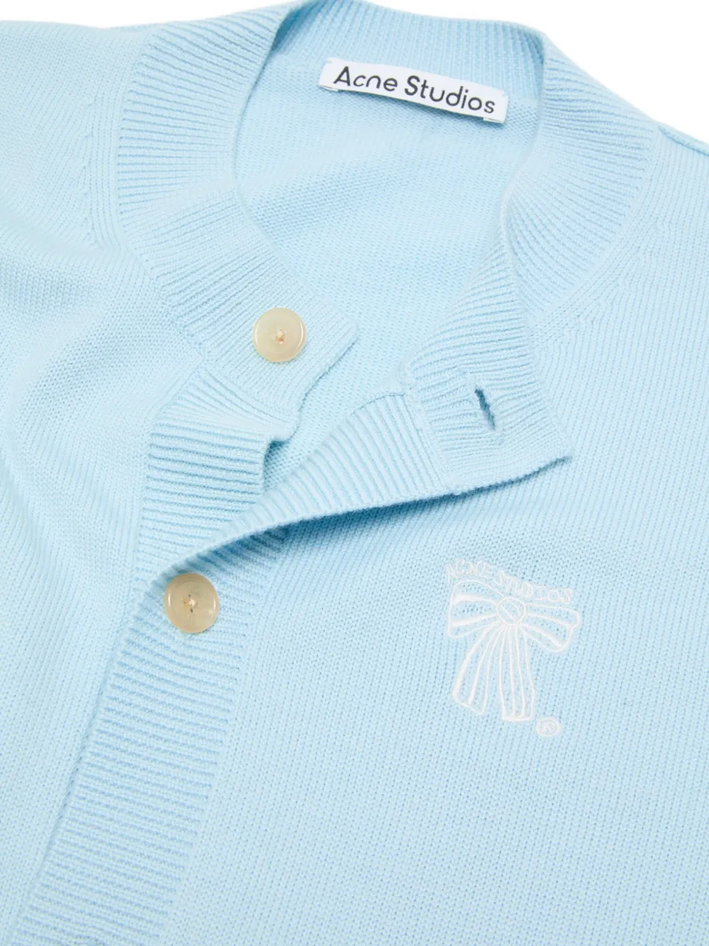 Acne Studios Vest met borduurwerk Blauw